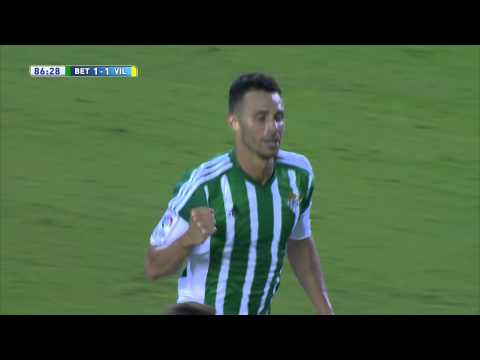 Gol de Rubén Castro (1-1) Villarreal CF - Real Betis