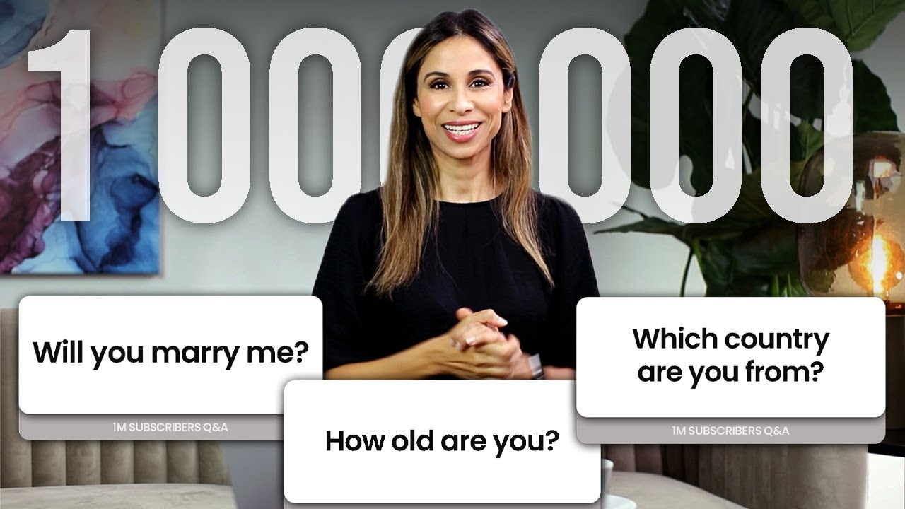 Answering Your Questions: My Age, Nose, Marriage, Background (1 Million Subscriber Milestone)