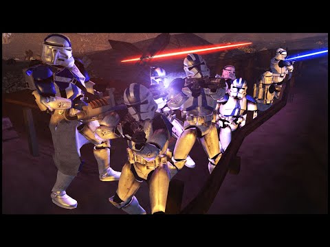 Clone Trench Raider Charge! - Men of War: Star Wars Mod Battle Simulator