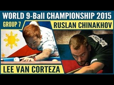 Lee Van Corteza vs Ruslan Chinakhov | 2015 World 9-ball Championship Group 7