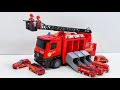 Unboxing Fire Rescue Truck RC Police Car EV Ambulance EV 3D Excavator