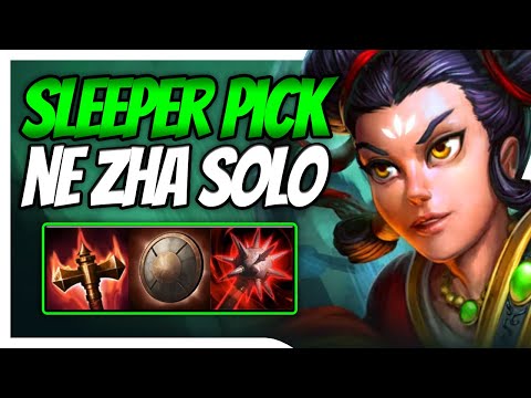 NE ZHA SOLO IS A SEARIOUS SLEEPER PICK! Smite Ne Zha solo Ranked gameplay  #smite #NeZha