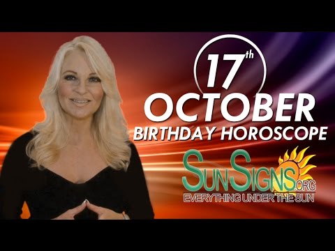 October 17th Zodiac Horoscope Birthday Personality - Libra - Part 1