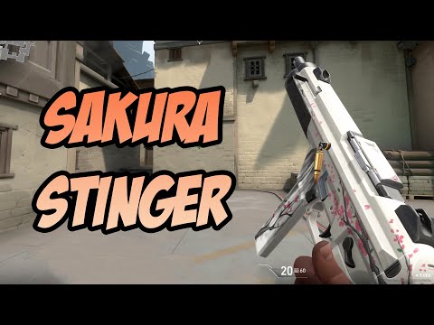 NEW SAKURA STINGER SKIN SHOWCASE - VALORANT SAKURA COLLECTION