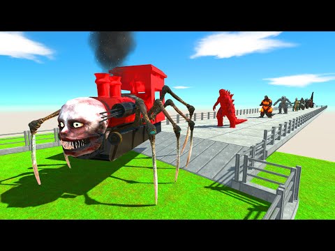 Choo Choo Charles vs Team Godzilla And The Ending - Animal Revolt Battle Simulator