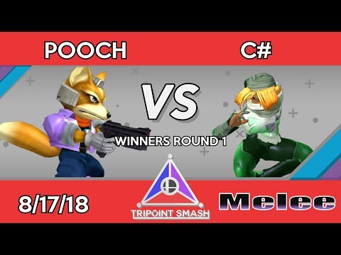 Pooch (Fox) vs C# (Sheik) - Tripoint Smash 24 Winner's Round 1