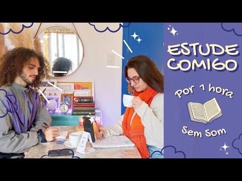 ESTUDE COMIGO por 1 hora| Study With Me | Hiperfoco | Sem Som #16
