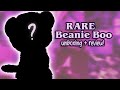 RARE beanie boo unboxing + review!