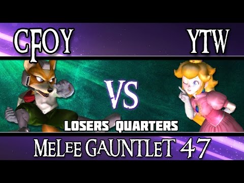 Melee Gauntlet 47 - cFoy (Fox) vs YTW (Peach)