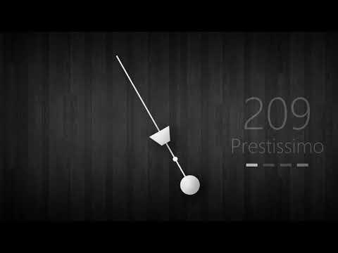 BPM 209 Tempo Metronome（メトロノーム）4/4 拍子 テンポ