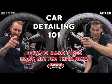 How to Make Tires Shine | Black Magic Tire Wet