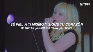 Hilary Duff - Someone&#39;s Watching Over Me (Español + Lyrics) || video oficial