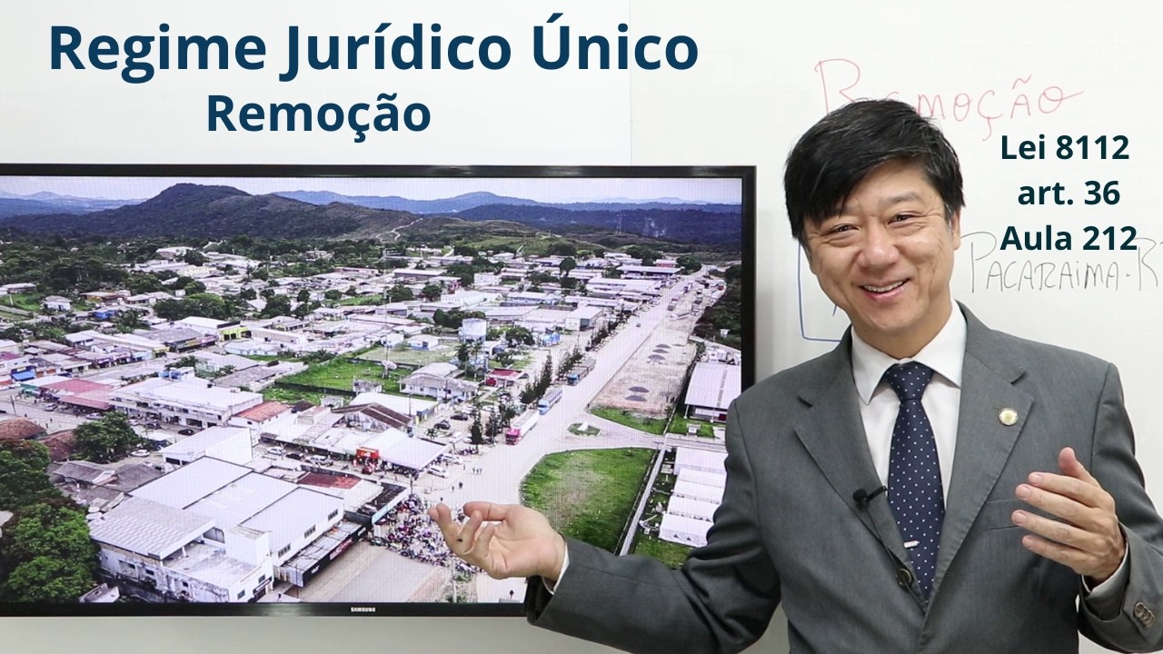 Lei 8112 art 36 - Regime Jurídico Único - Remoção - Aula 212