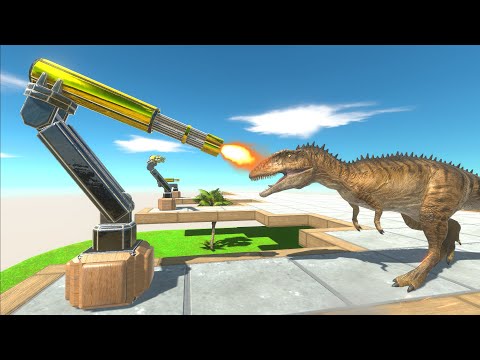 Machine gun challenge for all units - Animal Revolt Battle Simulator