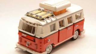 LEGO Volkswagen T1 Фургон-Кемпер 10220 - відео 1