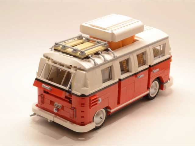 LEGO Volkswagen T1 Camper Van 10220 Time Lapse Build HD