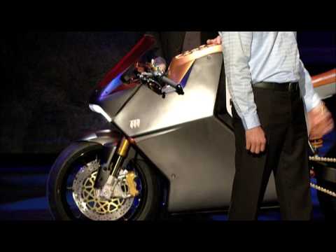 A supercharged motorcycle design