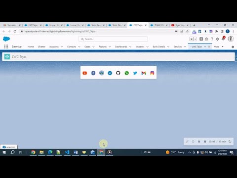 How to Use Static Resources to Display Social Media Icons & Links in a Lightning Web Component(LWC)
