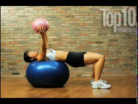 Russian Twist on Ball With Medicine Ball