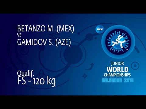 Qual. FS - 120 kg: S. GAMIDOV (AZE) df. M. BETANZO (MEX) by TF, 10-0