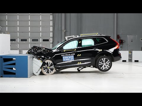 2023 Volvo XC60 updated moderate overlap IIHS crash test