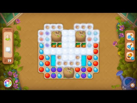 Gardenscapes level 12070 Gameplay #Bubunka