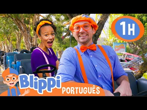 Blippi e Meekah Andam de Trem! | MARATONA DO BLIPPI! | Vídeos Educativos em Português