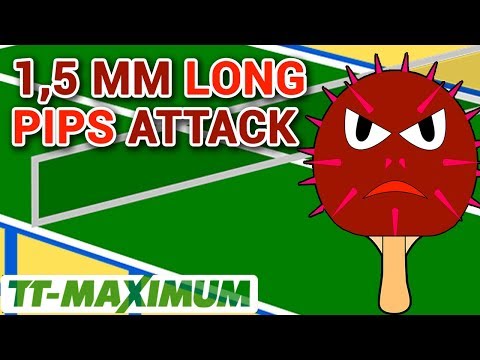 SPINLORD Sternenfall 1,5 mm in aggressive play, attack, block and countering