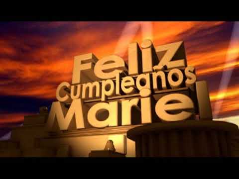 feliz cumpleaños Mariel