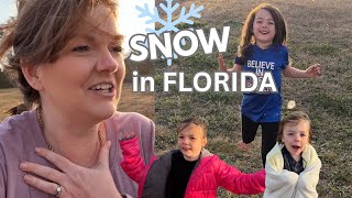 SNOW IN FLORIDA ❄️ SHOCKING! | Large Family Vlog