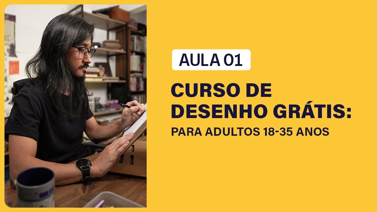 Curso de Desenho para Iniciantes: do ABSOLUTO ZERO ao primeiro desenho (primeiros passos) - AULA #1