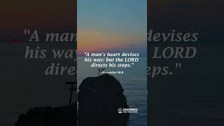Verse of the day: Proverbs 16:9 | Goodness Bible