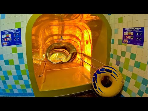 Epic Rafting Water Slide at Plopsaqua De Panne Belgium