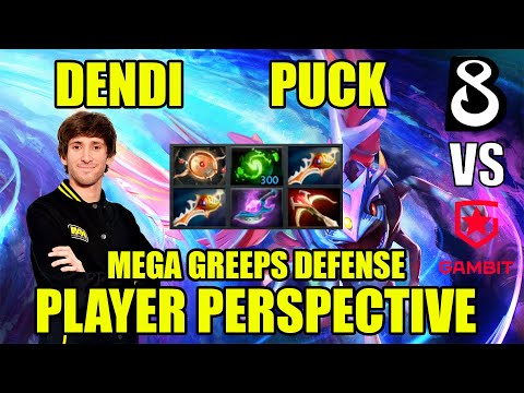 DENDI B8 [PUCK] vs GAMBIT - 2x RAPIERS Comeback Game - DPC CIS Decider ESL S1 DOTA 2 - FULL GAME