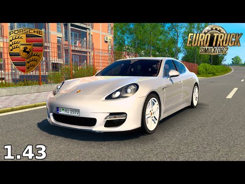 (ETS2 1.43) Porsche Panamera Turbo 2010 + Test Drive
