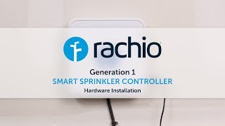 Hardware Installation — Generation 1 Smart Sprinkler Controller