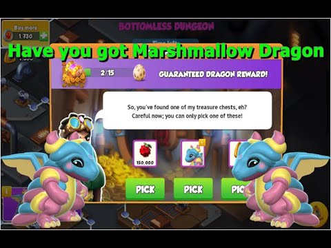 Have you got Marshmallow Dragon-Dragon Mania legends | Bottomless Dungeon Dragon | DML