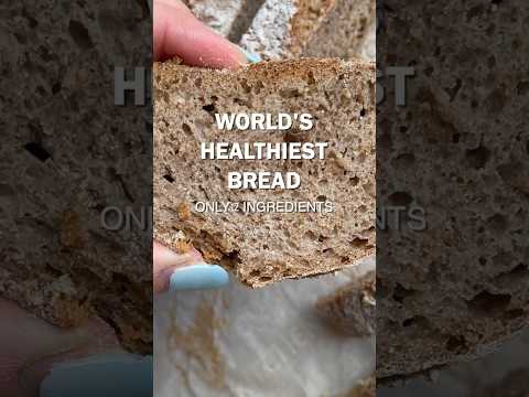 World’s Healthiest Bread (Only 2 Ingredients!) #healthy #baking #bread #recipe