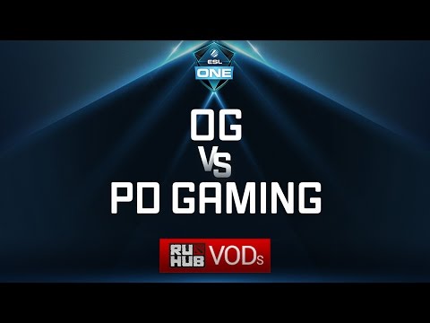 OG vs PD Gaming, ESL One Genting Quals, game 1 [4ce]