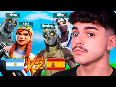 Argentina Vs España en Fortnite