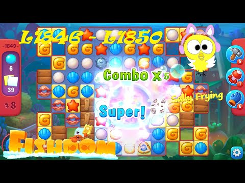 Fishdom level 1846 to 1850