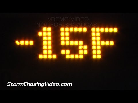 1/4/2015 Minneapolis, MN SUB ZERO Overnight Footage