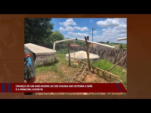 Criança de um ano morre ao ser jogada em Cisterna e mãe é a principal suspeita 02 01 2023