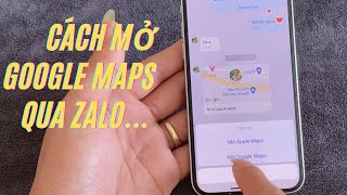 iphone can't open google maps when sending location via zalo