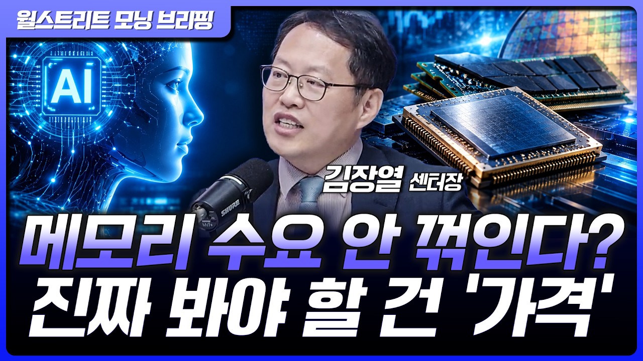 AI 속도조절론, 메모리 수요에 영향 줄까? 핵심은 가격 | 김장열 유니스토리자산운용 리서치센터 센터장 [?
