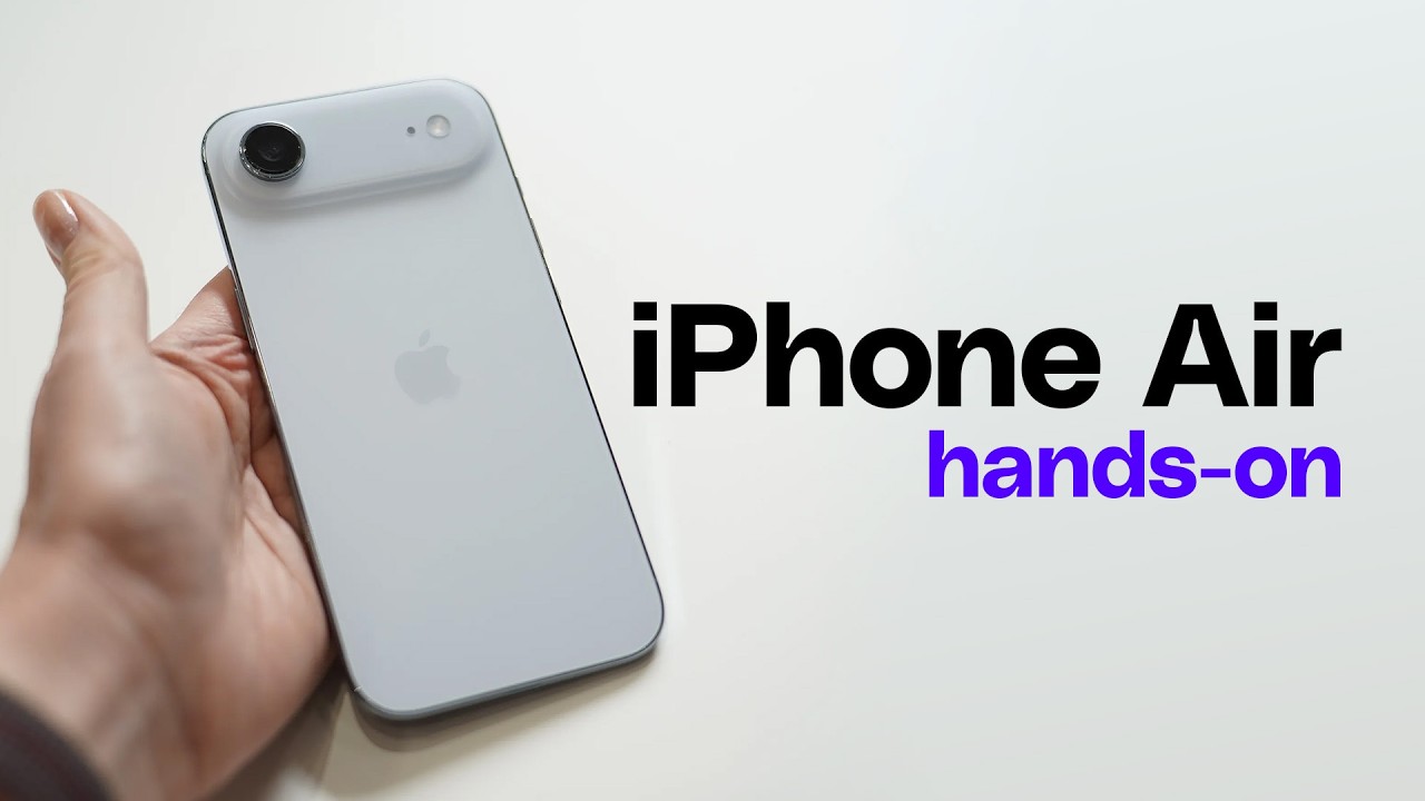 iPhone Air hands-on: as slim as it looks