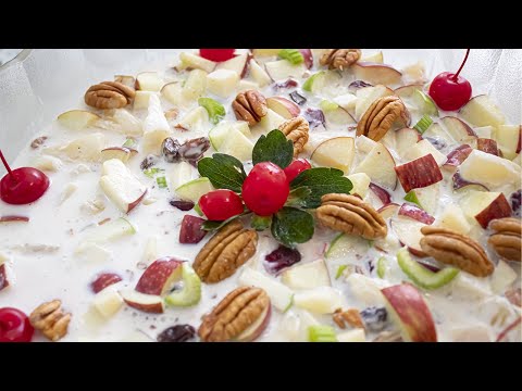 Ensalada de manzana fácil y rápido