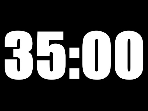 35 MINUTE TIMER | LOUD ALARM  ⏰