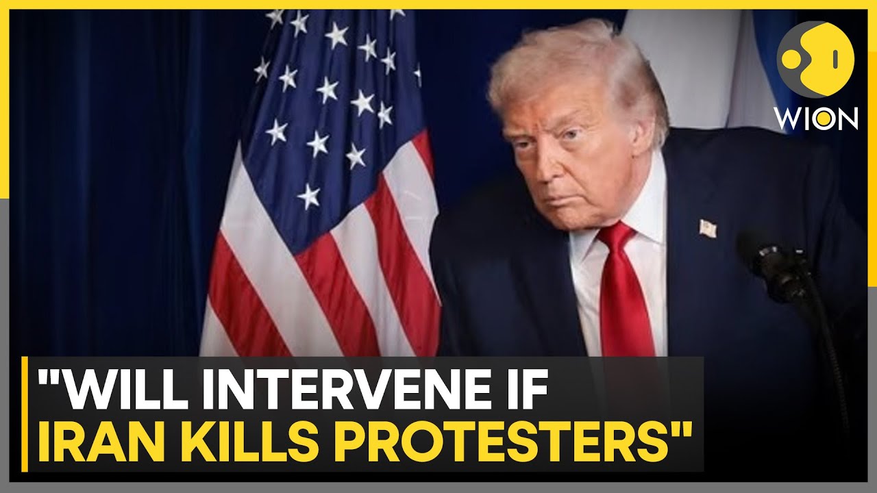 Iran Unrest: Iran FM Denounces Trump's Threat of Intervention | WION NEWS