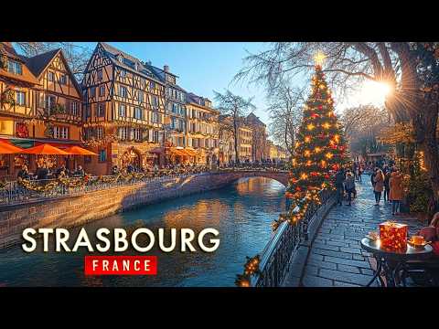 They Call It the Capital of Christmas🎄Strasbourg, France 4K Walk
